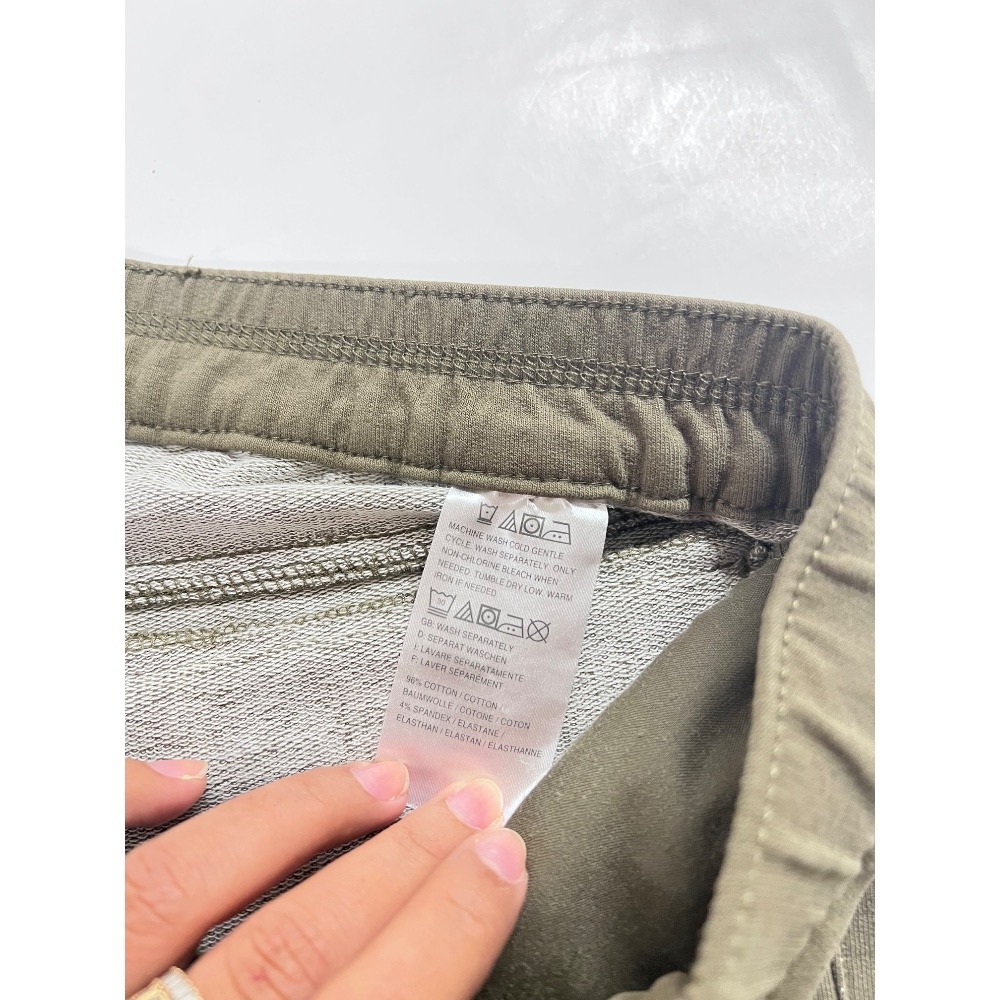 d&CO Elastic Waist Casual Pants Olive Green Women Size 16 - Picture 4 of 5